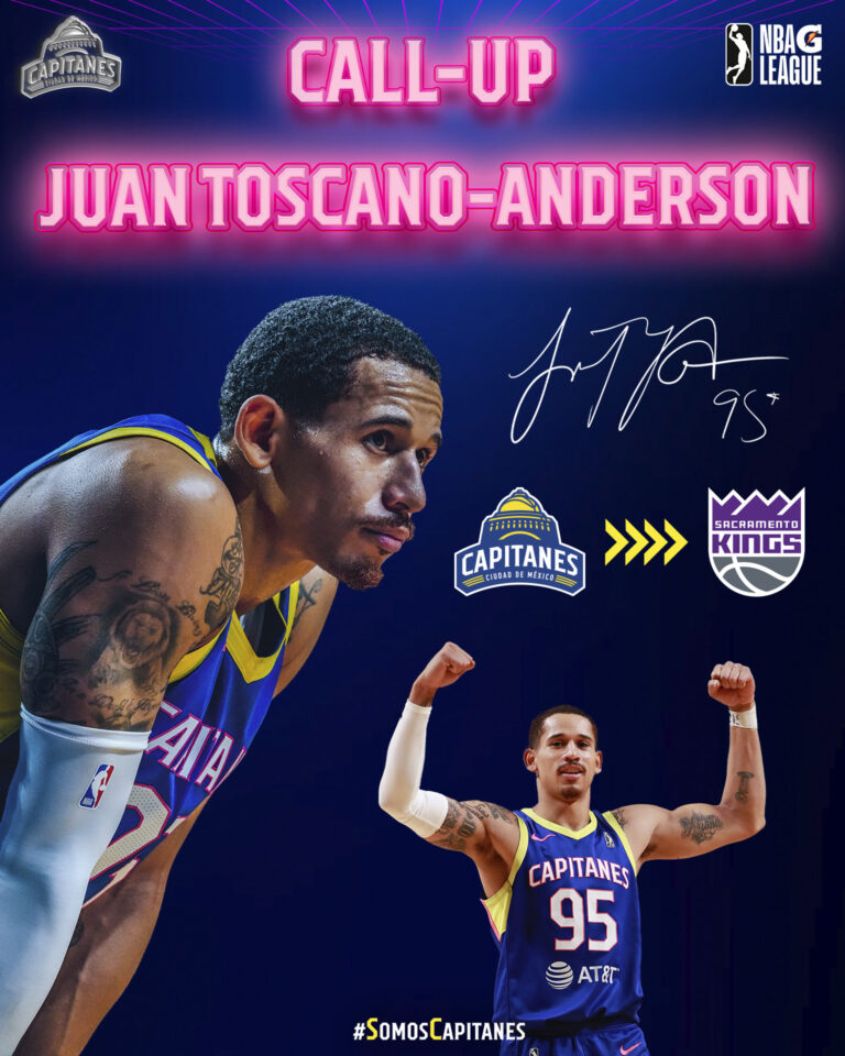 Juan Toscano consigue convocatoria de Sacramento Kings